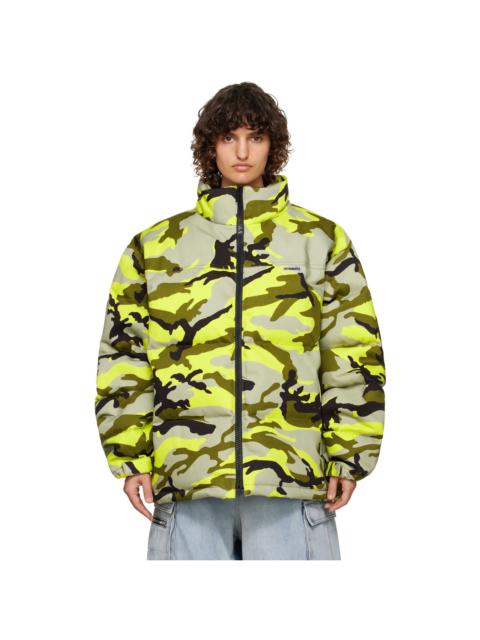 VETEMENTS camouflage 인쇄 패딩 재킷
