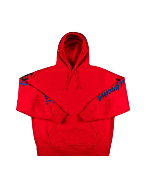 Supreme Multi Logo Hooded Sweatshirt 'Red'