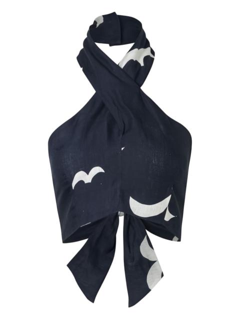 CALA de la CRUZ halterneck sleveless top