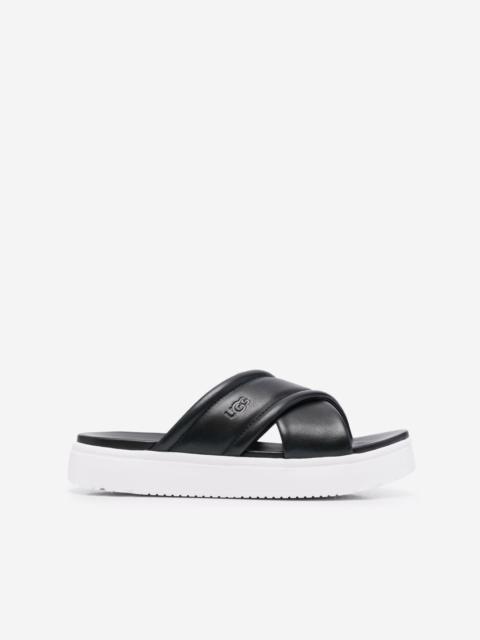 UGG cross-strap leather sandals