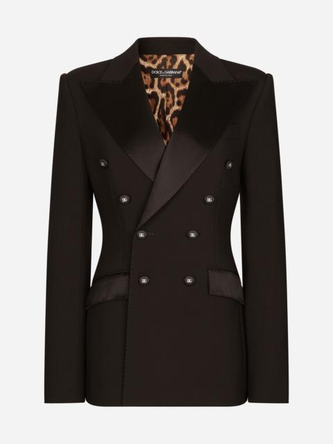 Dolce & Gabbana Satin and duchesse tuxedo jacket