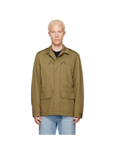 A.P.C. Khaki Military-Style Jacket