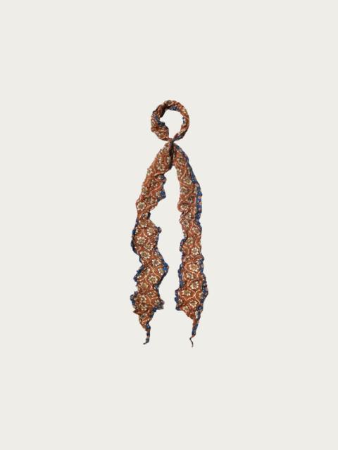 Kapital WASHER Silk MOGA Scarf (CALICO) - Orange