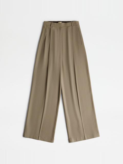 Tod's PANTS WITH DARTS - BEIGE