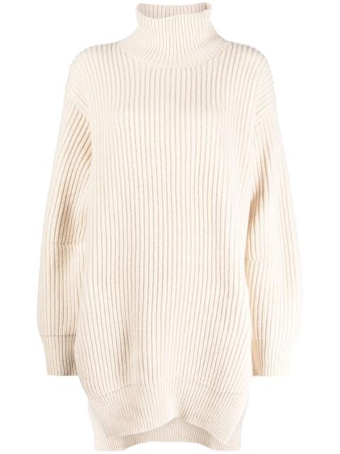 Jil Sander roll-neck ribbed-knit jumper