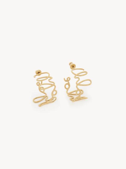 Chloé THE CHLOÉ ICONIC HOOP EARRINGS