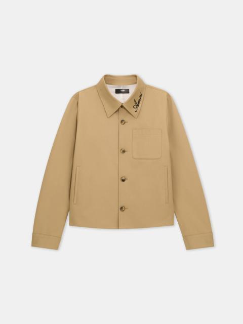 AMIRI SCRIPT COLLAR SHIRT JACKET