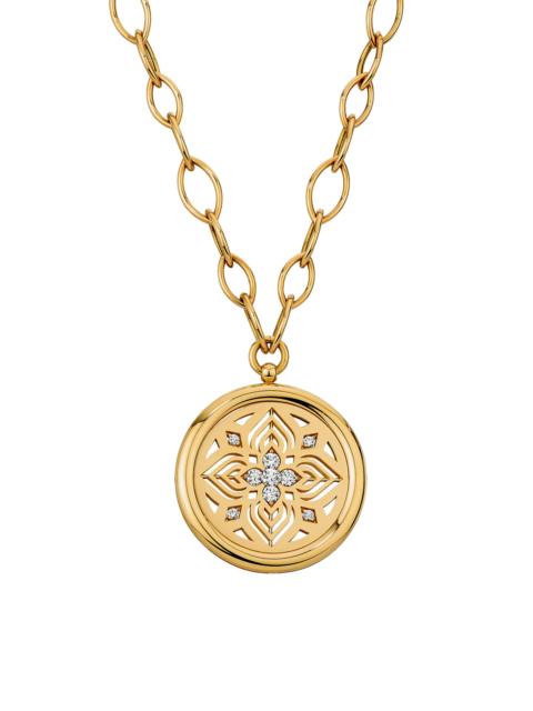 ROBERTO COIN Women's Arabesque 18K Yellow Gold & 0.32 TCW Diamond Necklace - Yellow Gold