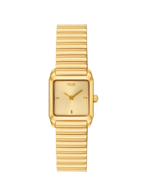 TOUS Analog Watch with gold-colored steel bracelet TOUS 1950
