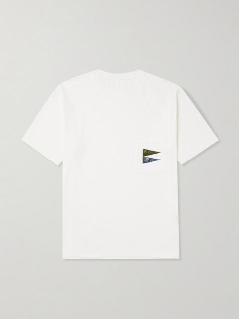 Kapital Logo-Appliquéd Cotton-Jersey T-Shirt