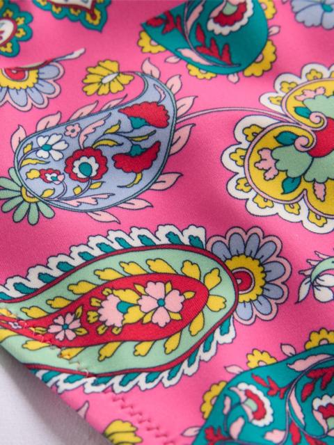 BODEN Classic Bikini Bottoms-Pink Paisley