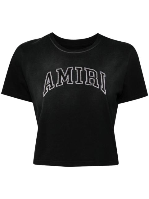 AMIRI logo-embroidered T-shirt