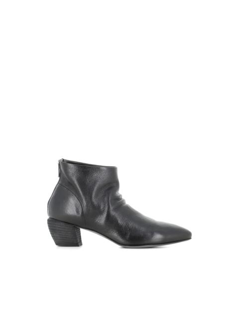 OFFICINE CREATIVE pointed-toe zip boots