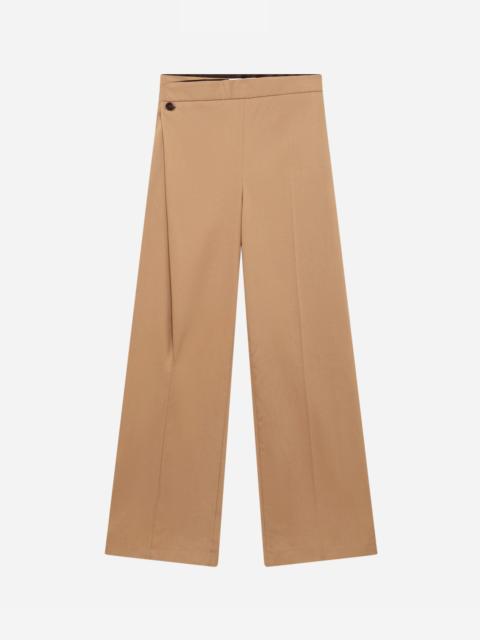 MSGM Gabardine pants with cross detail