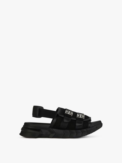 Givenchy MARSHMALLOW SANDALS IN RUBBER, SUEDE, AND LEATHER