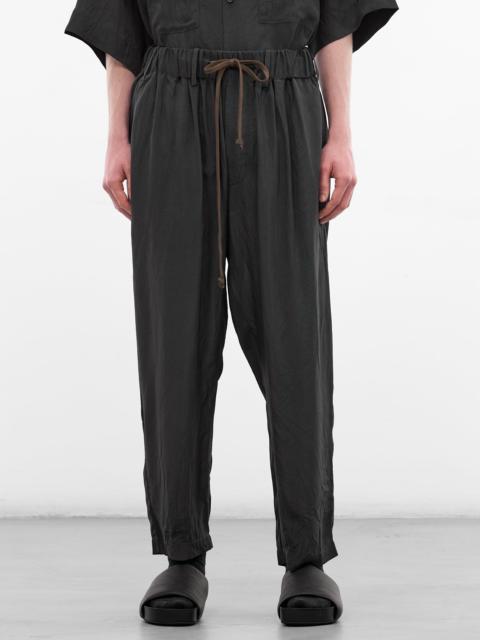 UMA WANG Navy Relaxed Pajama Pants