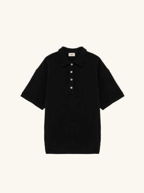 AUTRY TONAL LOGO WAFFLE POLO MAN