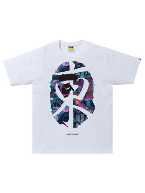 A BATHING APE® BAPE Neon Tokyo Tee 'White' - 1G30 110 074 WHITE