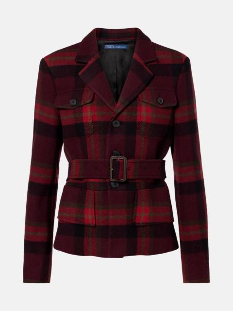 Polo Ralph Lauren Plaid wool-blend tweed blazer