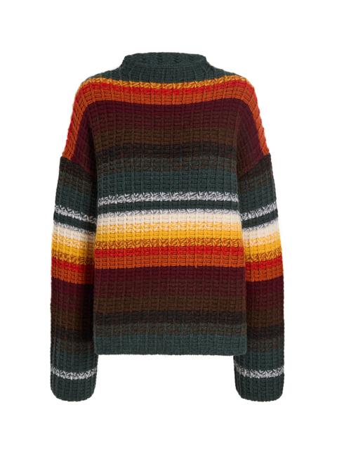 KHAITE Yanis Striped Cashmere Sweater stripe