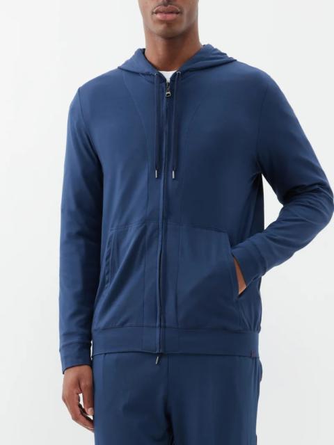 Basel jersey zipped hoodie