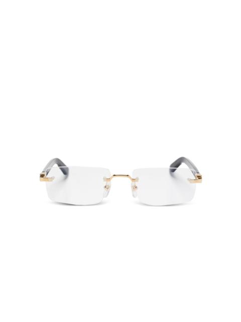 Cartier rimless glasses