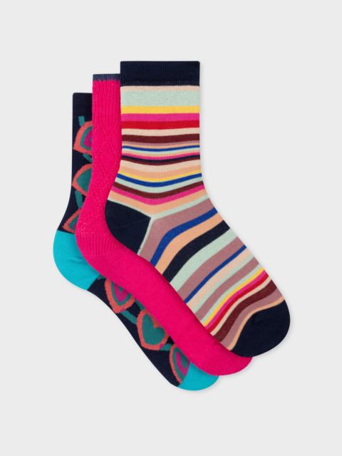 Women's Mixed Socks Three Pack