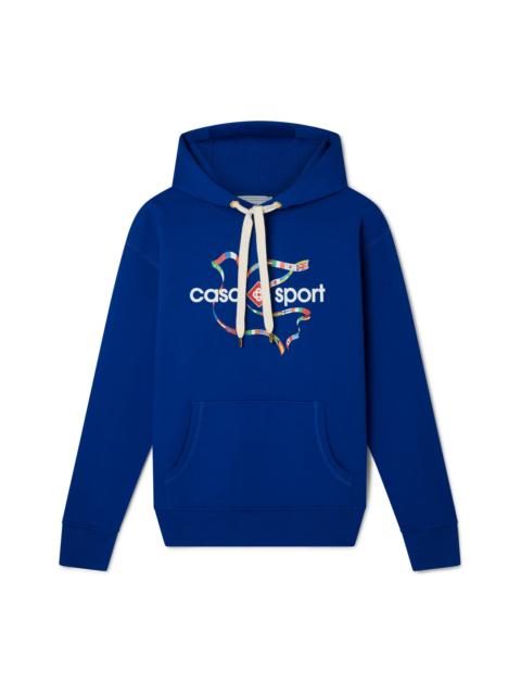 CASABLANCA Drapeau De Collombes Hooded Sweatshirt