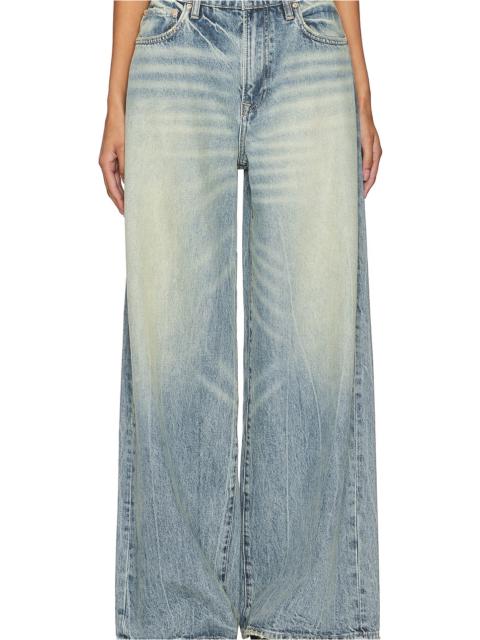 GRLFRND Luna Mid Rise Baggy Jeans