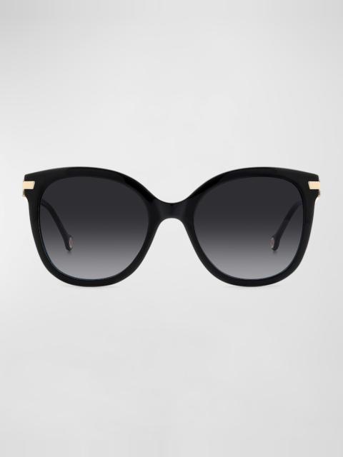 CAROLINA HERRERA Acetate Round Sunglasses
