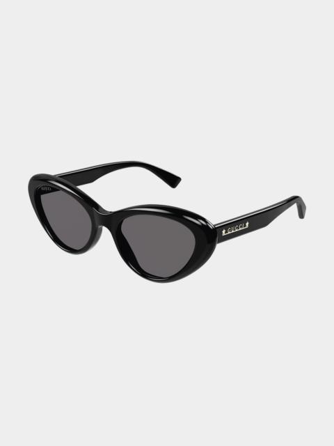 Star Logo Acetate Cat-Eye Sunglasses