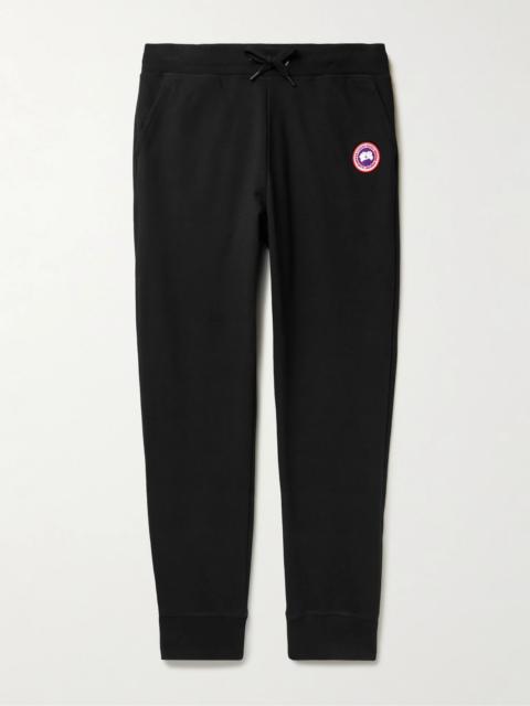 Canada Goose Huron Tapered Logo-Appliquéd Cotton-Jersey Sweatpants