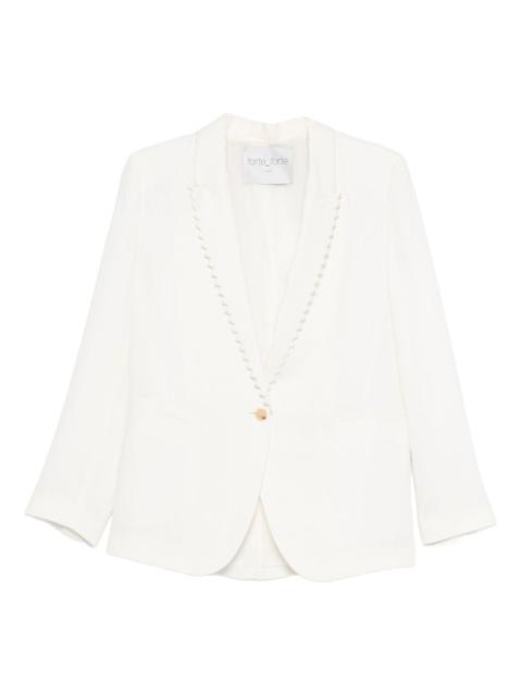 forte_forte notched-lapel single-button jacket