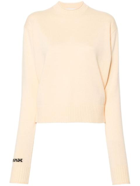 Max Mara logo-jacquard sweater