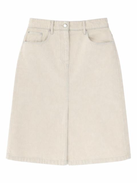 A.P.C. A.P.C. Belt-loop Midi Skirt