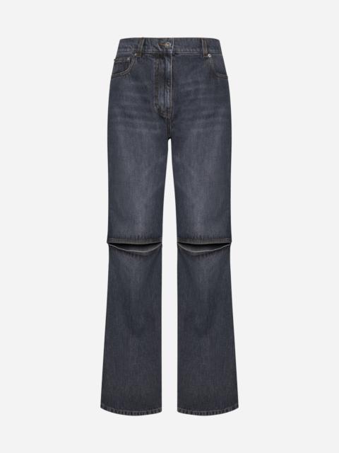JW Anderson Cut-out knee jeans