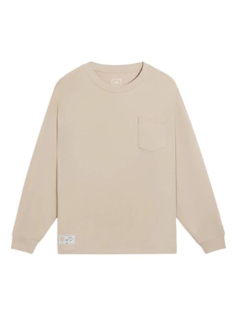 Li-Ning Li-Ning Chinese Color Pocket Long Sleeve T-shirt 'Light Brown' AHSS751-5