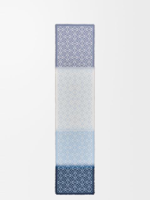 Loewe Scarf in wool, silk and cashmere blend
