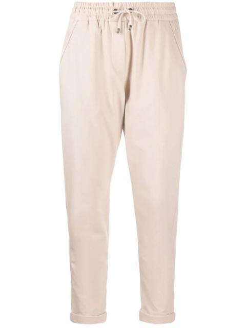 Brunello Cucinelli cropped track pants