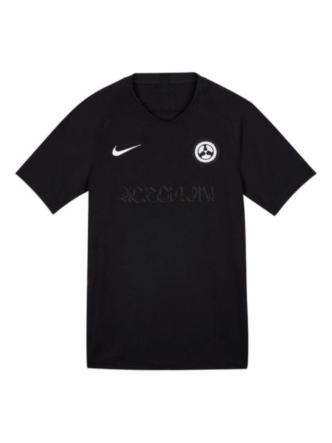 Nike Nike x ACRONYM Crossover Fan Edition Printing Logo V neck Short Sleeve US Edition Black DC8808-010