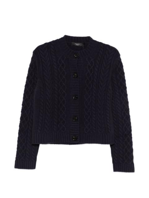 WEEKEND Max Mara cable-knit button cardigan