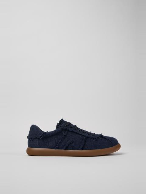 CAMPER Pelotas Soller x EFI Blue Organic Cotton Sneakers for Men.
