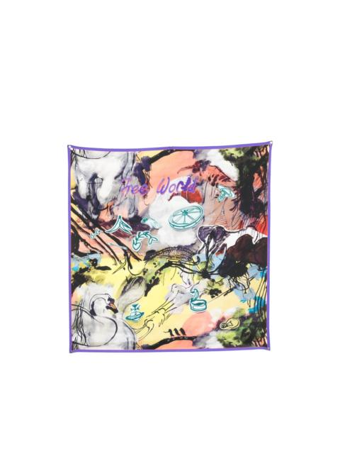 Vivienne Westwood Free World square scarf