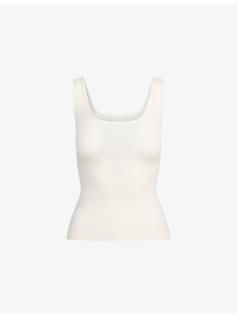 Scoop-Neck Cotton-Jersey Tank Top