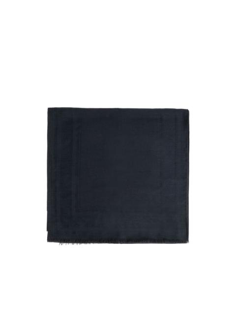 Brioni fringed-trim scarf