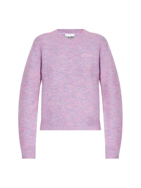 mélange effect jumper