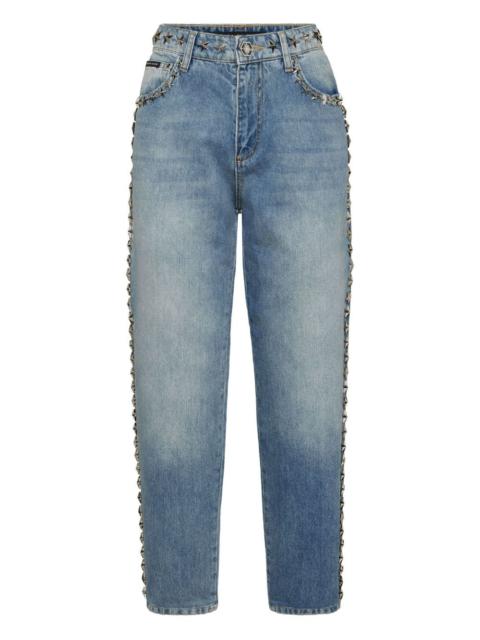 PHILIPP PLEIN star stud-detailing jeans