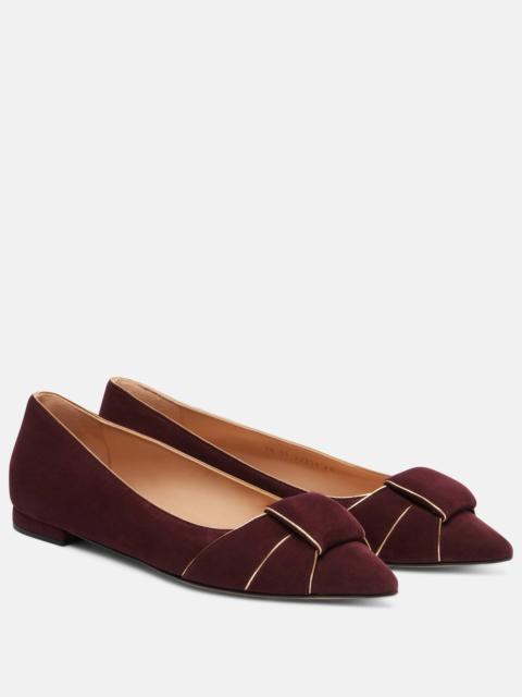 Gianvito Rossi Suede ballet flats