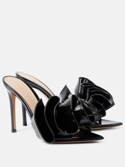 Gianvito Rossi Gabrielle 105 patent leather mules