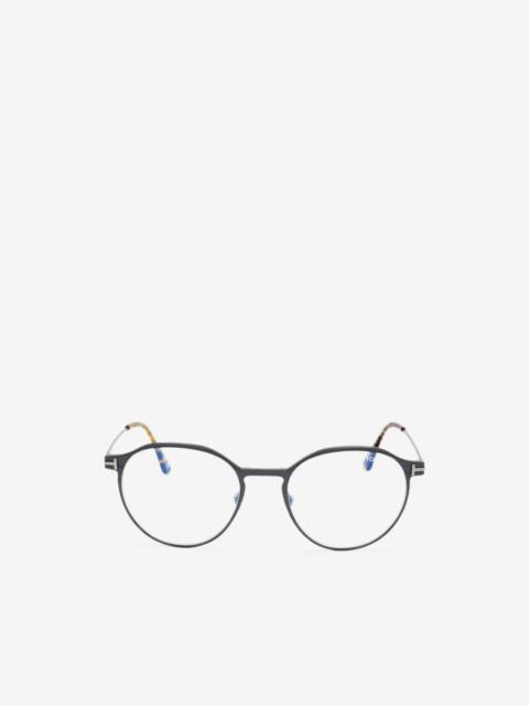 TOM FORD T-motif round-frame glasses